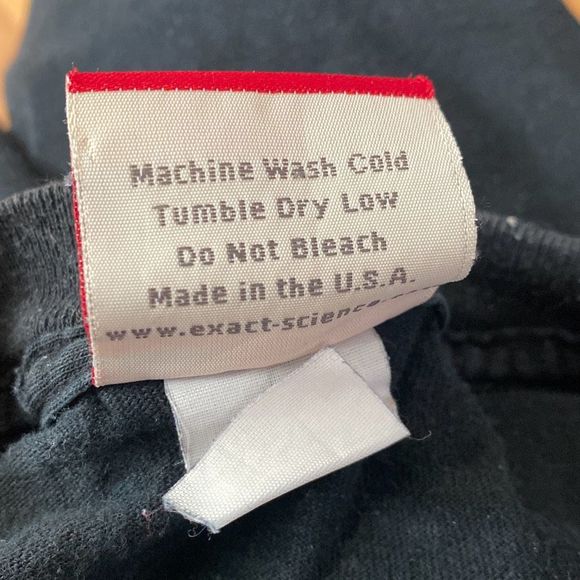 Vintage Exact Science Black & Gold Bling Engine T-Shirt Men Medium Made in USA - Picture 5 of 6